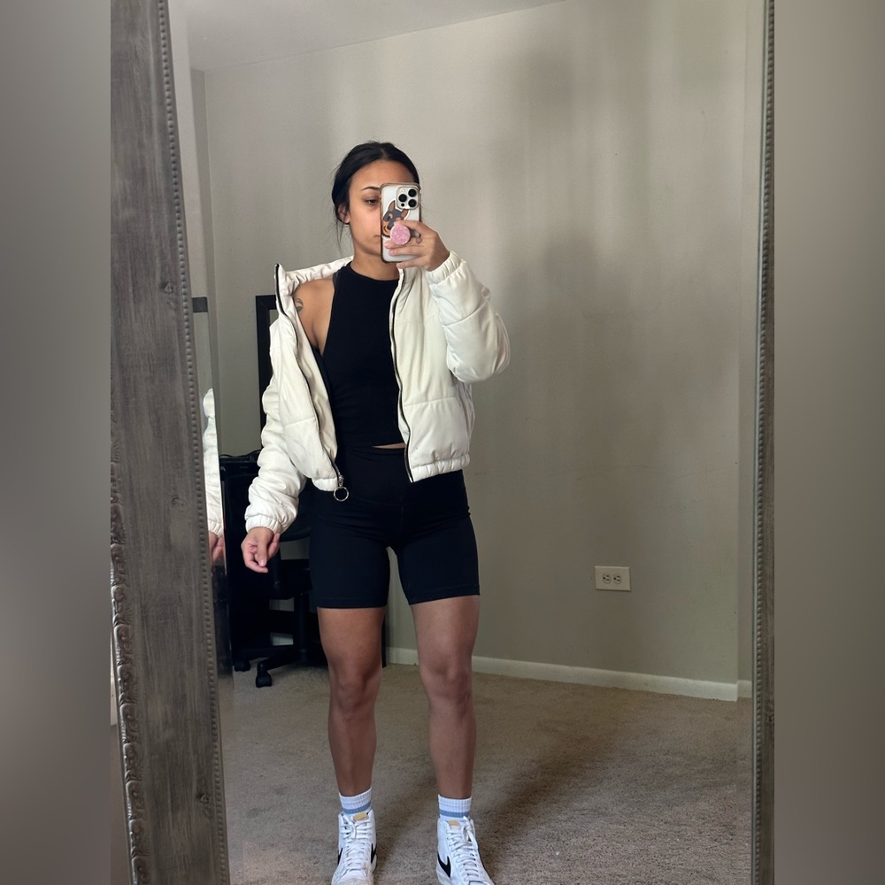 Wilde Fable cropped puffer jacket